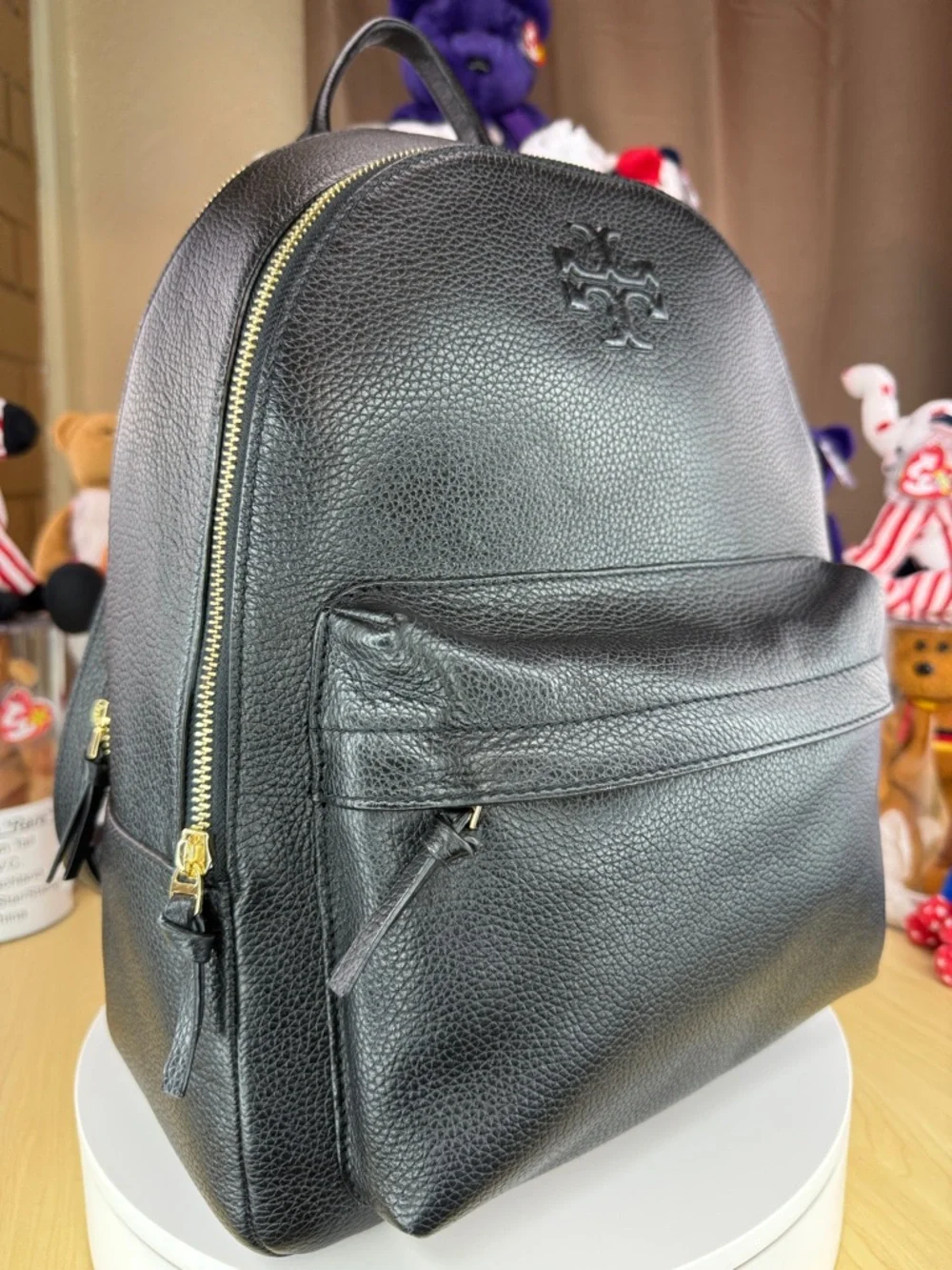 💥TORY BURCH - Thea Pebbled Leather Backpack - 75U995
